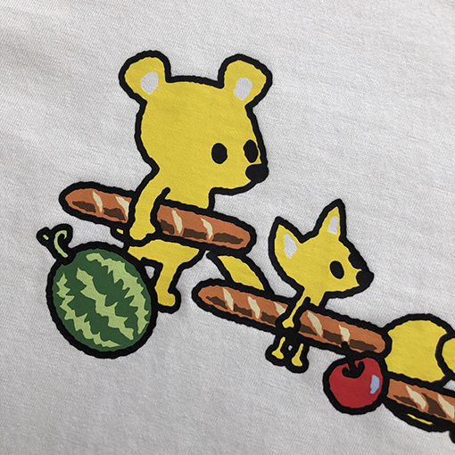 フェンディSilvia and the Baguette プリントTシャツ