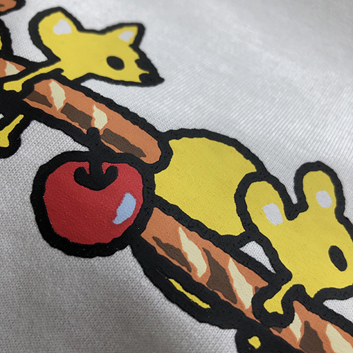 フェンディSilvia and the Baguette プリントTシャツ