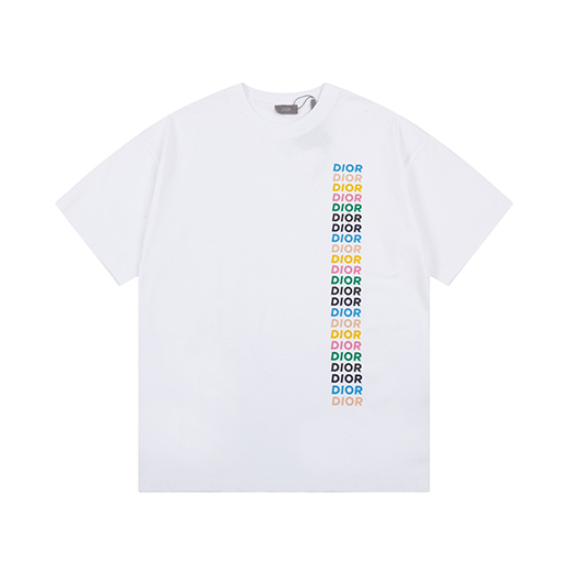 ディオールスーパーコピーロゴプリントグラフィック 半袖Tシャツ