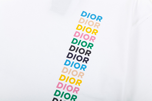 ディオールスーパーコピーロゴプリントグラフィック 半袖Tシャツ