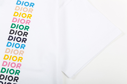 ディオールスーパーコピーロゴプリントグラフィック 半袖Tシャツ