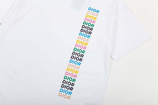 ディオールスーパーコピーロゴプリントグラフィック 半袖Tシャツ
