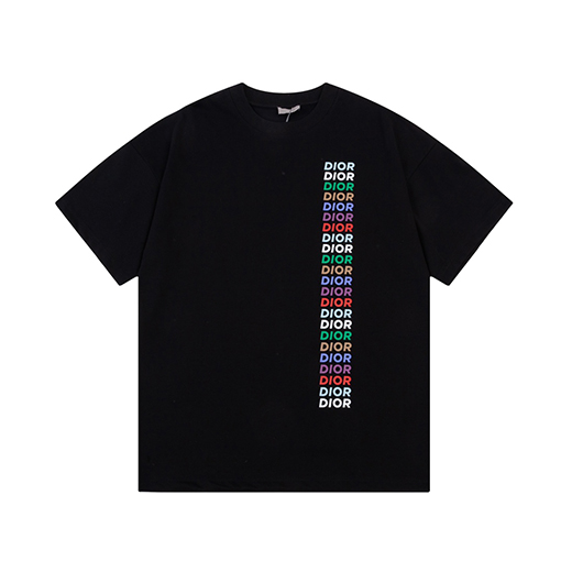 ディオールスーパーコピーロゴプリントグラフィック 半袖Tシャツ