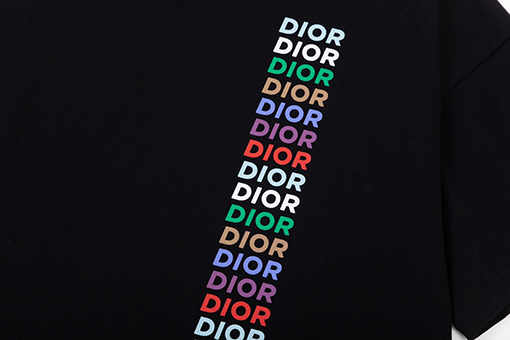 ディオールスーパーコピーロゴプリントグラフィック 半袖Tシャツ