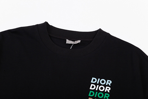 ディオールスーパーコピーロゴプリントグラフィック 半袖Tシャツ