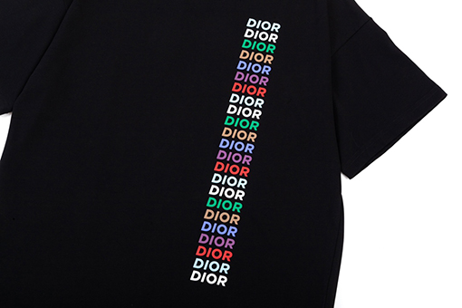 ディオールスーパーコピーロゴプリントグラフィック 半袖Tシャツ