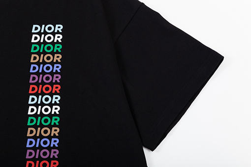 ディオールスーパーコピーロゴプリントグラフィック 半袖Tシャツ