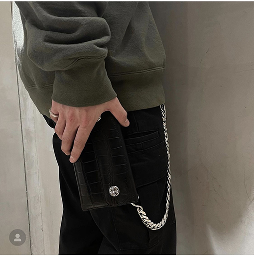 クロムハーツコピー三つ折り財布