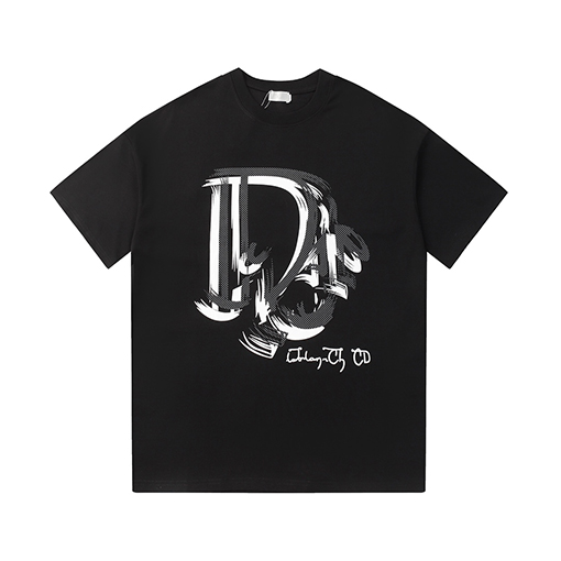 ディオールCDロゴプリント 半袖Tシャツ