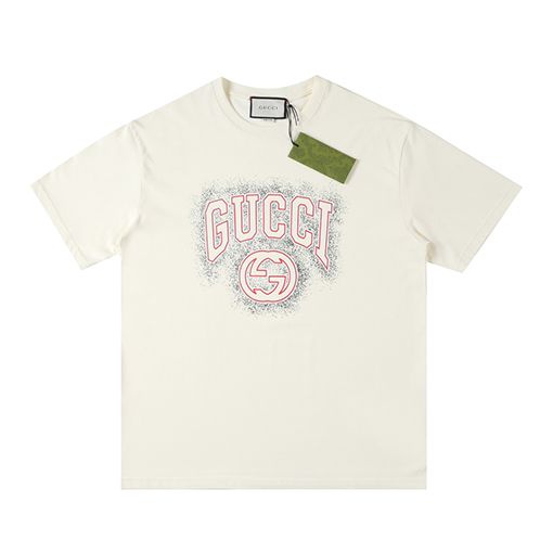グッチコピー 蛍光プリント 半袖Tシャツ