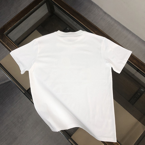 ディオールスーパーコピー ポップロゴプリント クルーネック半袖Tシャツ