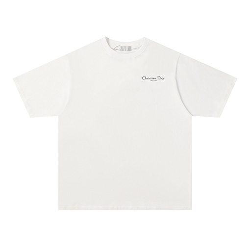 ディオールクラシック 前後ロゴプリント 半袖Tシャツ