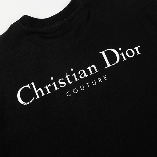 ディオールクラシック 前後ロゴプリント 半袖Tシャツ