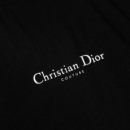ディオールクラシック 前後ロゴプリント 半袖Tシャツ