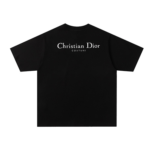 ディオールクラシック 前後ロゴプリント 半袖Tシャツ