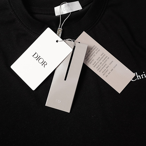 ディオールクラシック 前後ロゴプリント 半袖Tシャツ