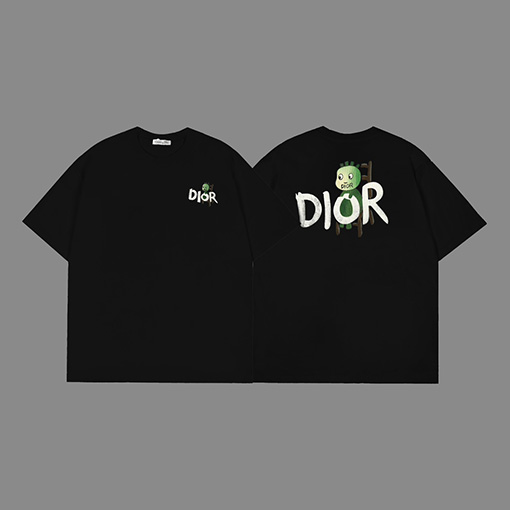 ディオールグラフィティプリント クルーネック 半袖Tシャツ