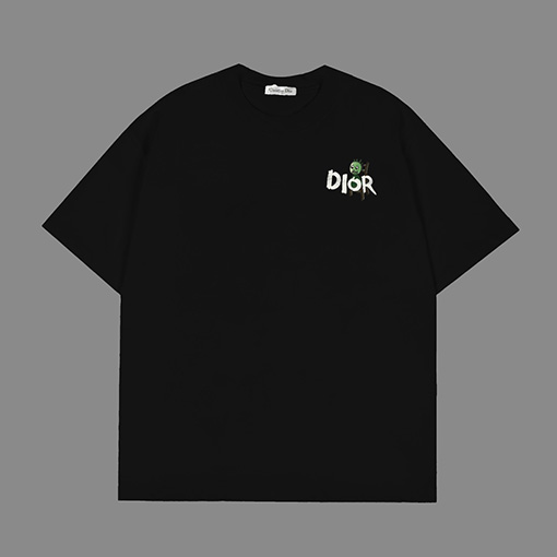 ディオールグラフィティプリント クルーネック 半袖Tシャツ