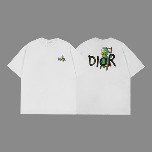 ディオールグラフィティプリント クルーネック 半袖Tシャツ