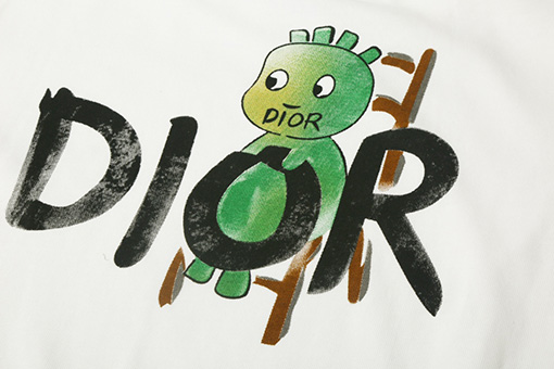 ディオールグラフィティプリント クルーネック 半袖Tシャツ