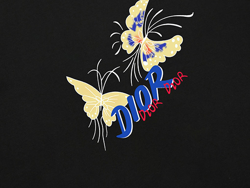 ディオールロゴプリント トレンド感抜群 半袖Tシャツ