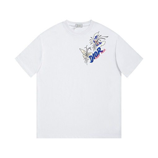 ディオールロゴプリント トレンド感抜群 半袖Tシャツ