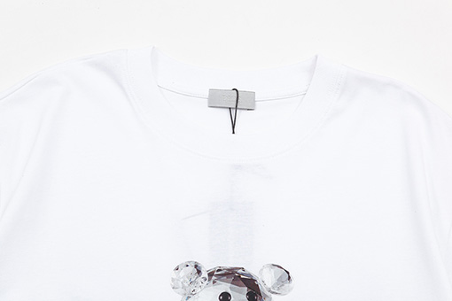 ディオールコピーCDロゴ 可愛らしいクマプリント 半袖Tシャツ