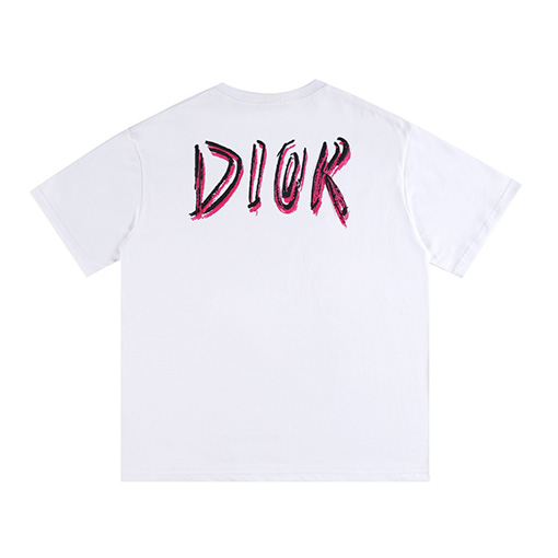 ディオール 手描きグラフィティ 大ロゴ 抽象ロゴプリント 半袖Tシャツ