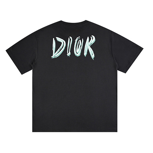 ディオール 手描きグラフィティ 大ロゴ 抽象ロゴプリント 半袖Tシャツ