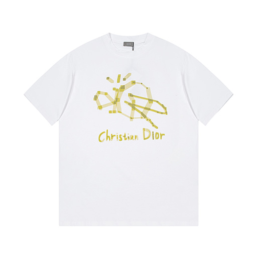 ディオールスーパーコピー クラシック ドロップショルダー ゆったりフィット 半袖Tシャツ