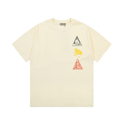 ディオールCDロゴ 風景プリント 半袖Tシャツ