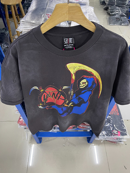 セント マイケル25SS“HIRTH AND DEATH“半袖Tシャツ