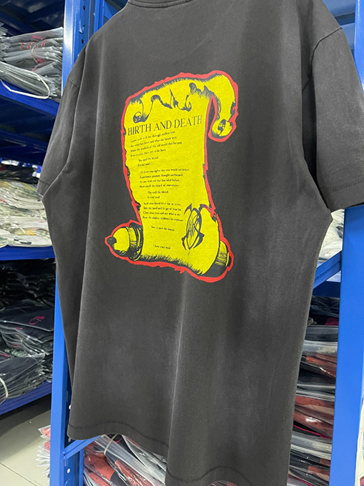 セント マイケル25SS“HIRTH AND DEATH“半袖Tシャツ