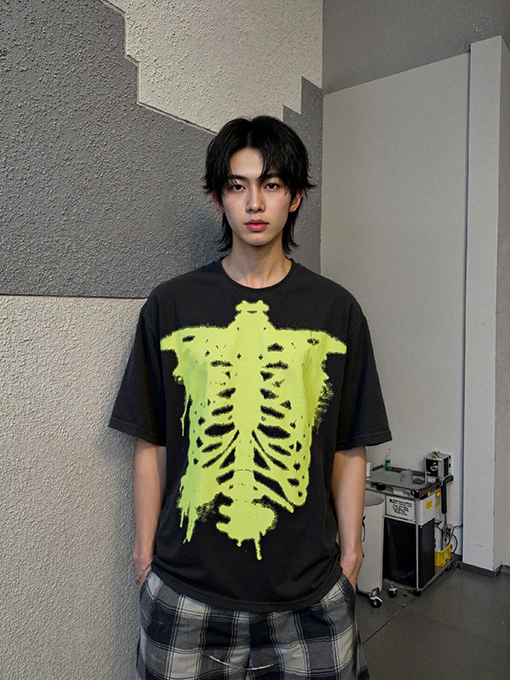 セント マイケル25SS“HIRTH AND DEATH“半袖Tシャツ