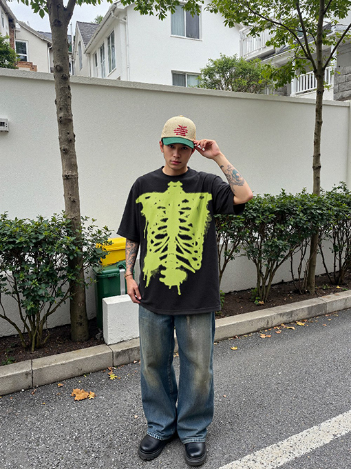 セント マイケル25SS“HIRTH AND DEATH“半袖Tシャツ