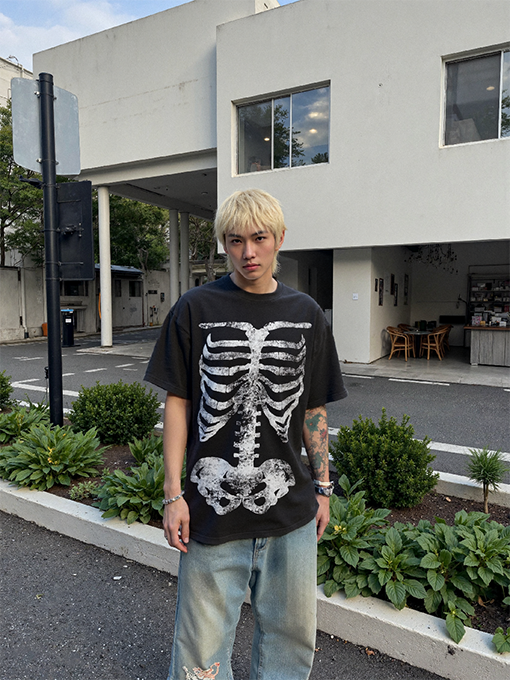 セント マイケル25SS“HIRTH AND DEATH“半袖Tシャツ