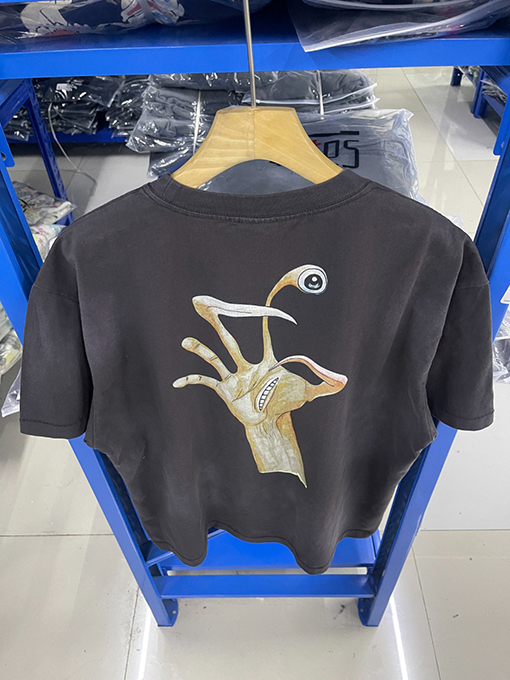 セント マイケルコピー25SS“parasyte“半袖Tシャツ