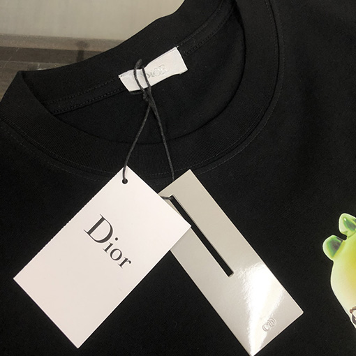 ディオール 新作 ユニークロゴプリント クルーネック 半袖Tシャツ