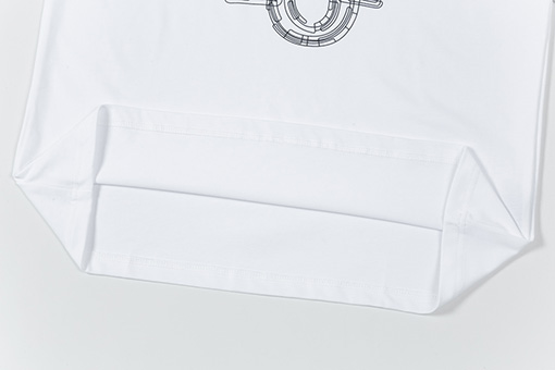 ディオールスーパーコピー 字母ラインデザイン プリント 半袖Tシャツ