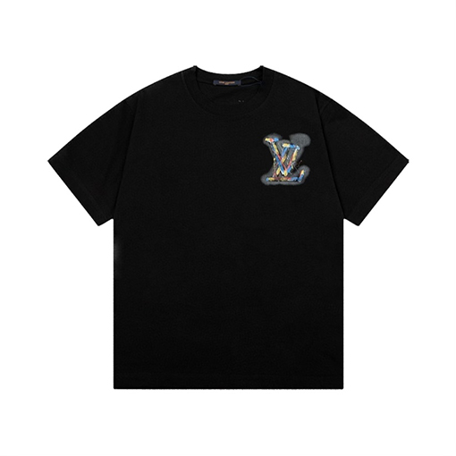 ルイヴィトンコピー手描き風 グラフィティ ロゴ プリント 半袖Tシャツ