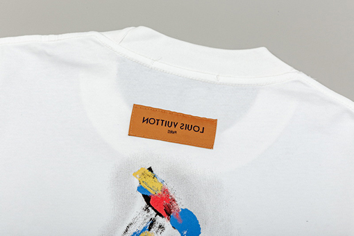 ルイヴィトンコピー手描き風 グラフィティ ロゴ プリント 半袖Tシャツ
