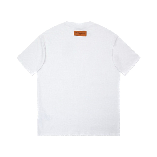 ルイヴィトン公式定番 カラフルロゴプリント 半袖Tシャツ