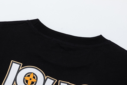 ルイヴィトンLV公式ランウェイモデル 巨匠デザイン プリント クルーネック 半袖Tシャツ