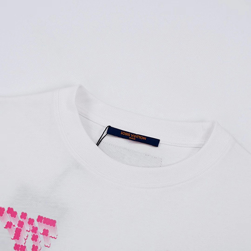 ルイヴィトン定番ロゴプリント デザイン メンズTシャツ