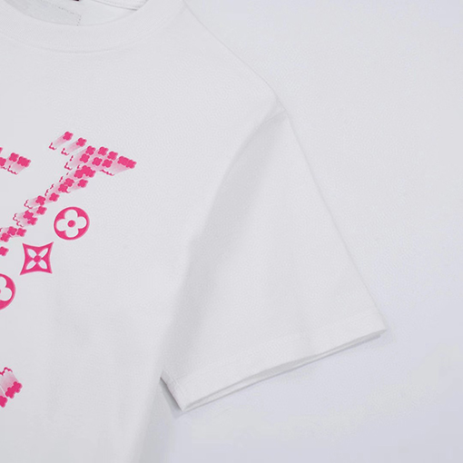 ルイヴィトン定番ロゴプリント デザイン メンズTシャツ