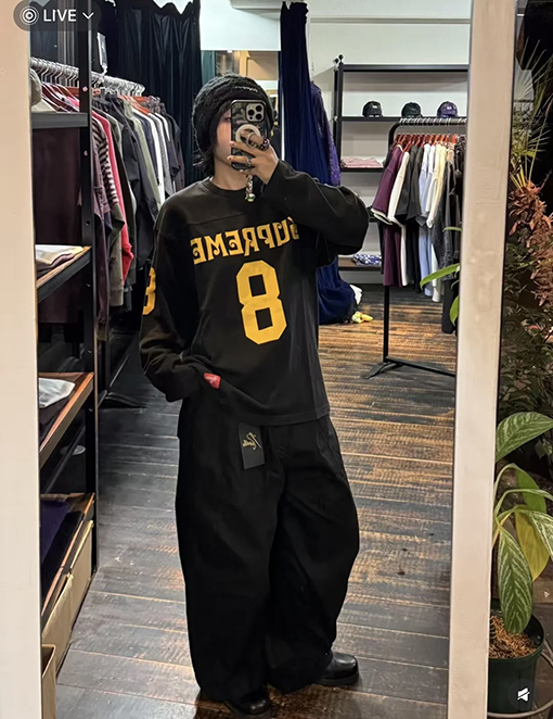 シュプリーム コピー SUPREME SS25 AFFILIATED L/S FOOTBALL TOP 8号 長袖Tシャツ