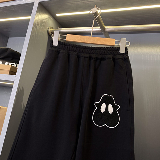 バーバリー モンスター刺繍デザイン コットンショートパンツ