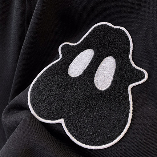バーバリー モンスター刺繍デザイン コットンショートパンツ