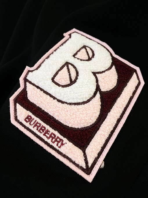 バーバリースーパーコピー アルファベット刺繍デザイン コットンフリース ワイドショートパンツ