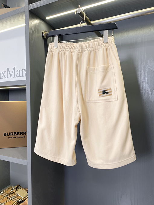 バーバリーコピー モチーフ刺繍コットンショートパンツ